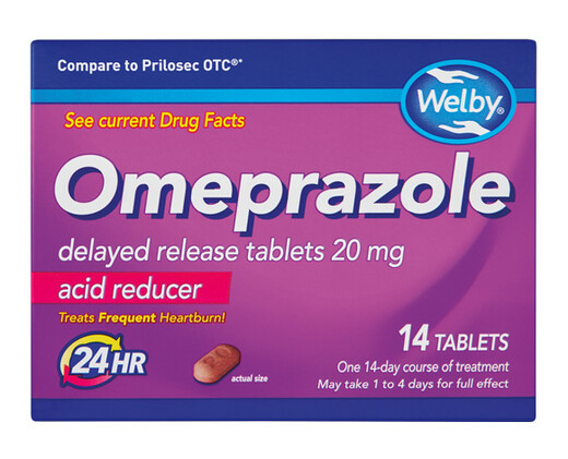 Welby Omeprazole Heartburn Relief