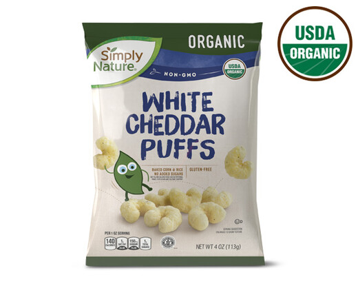 Simply Nature Organic White Cheddar Puffs