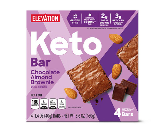 Elevation Chocolate Almond Brownie Keto Bar