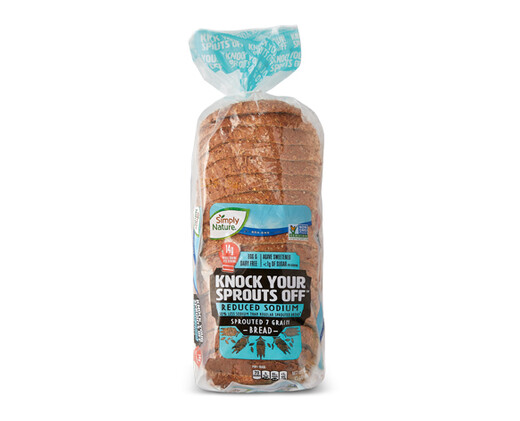 Simply Nature Low Sodium Sprouted Seven Grain Bread