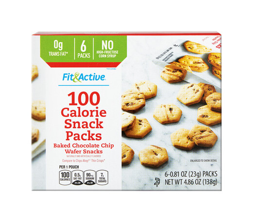 Fit &amp; Active® 100 Calorie Chocolate Chip Snack Packs