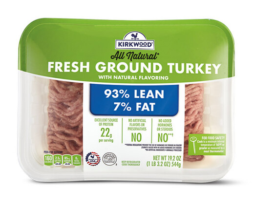 Kirkwood 93% Lean Fresh Ground Turkey