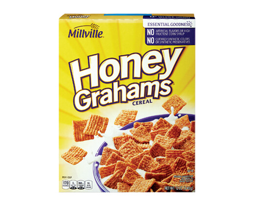 Millville Honey Graham Squares Cereal