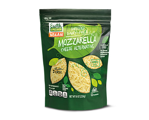 Vegan Mozzarella Style Shreds Earth Grown Aldi Us 