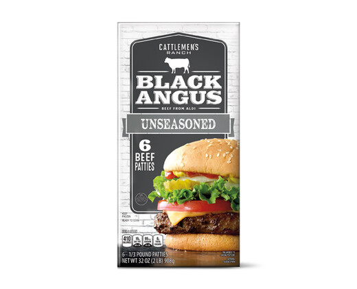 Cattlemen's Ranch Unseasoned Black Angus Patties