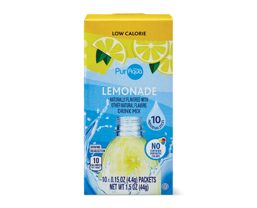PurAqua Single Serve Lemonade Drink Mix