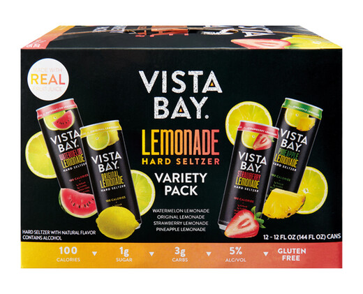 Vista Bay Hard Seltzer Lemonade Variety Pack