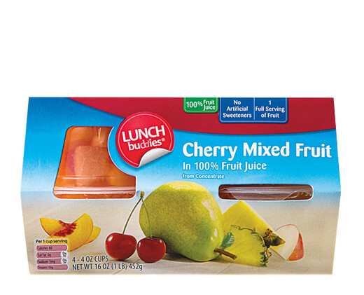 Lunch Buddies Cherry Mixed Fruit in Fruit Juice