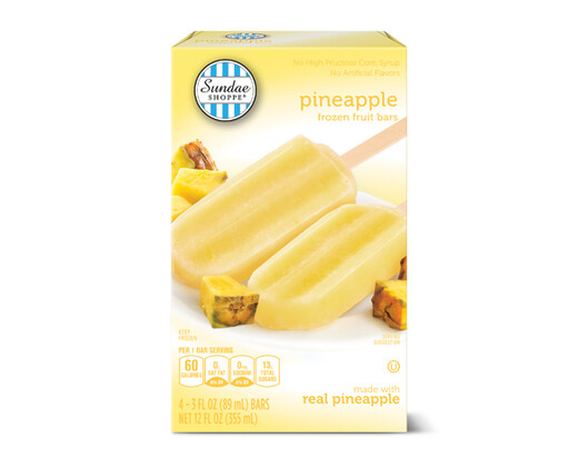 Sundae Shoppe Pineapple Fruit Bars
