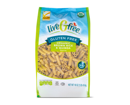 Organic Gluten Free Brown Rice Quinoa Penne Pasta