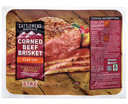 Cattlemen's Ranch USDA Choice Flat Cut Corned Beef Brisket