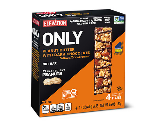 Elevation Peanut Butter with Dark Chocolate Nut Bar