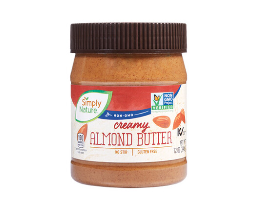 Gluten Free Creamy Almond Butter - Simply Nature