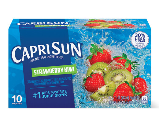 Capri Sun Strawberry Kiwi Juice Pouches