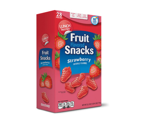 Lunch Buddies Strawberry Fruit Flavored Snacks