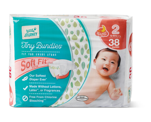 Little Journey Jumbo Pack Diapers Size 2 