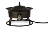 Belavi Portable Gas Fire Pit with Locking Lid