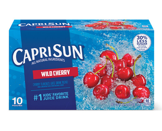 Capri Sun Wild Cherry Juice Pouches