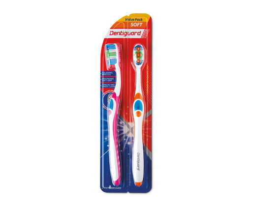 Dentiguard Pink Toothbrushes