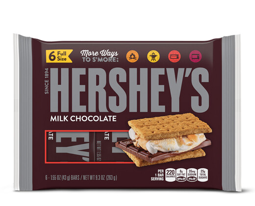 Hershey's Milk Chocolate 6 Pack