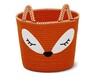 Huntington Home Animal Rope Basket Fox