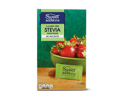 Sweet Additions Stevia 80 Pack Calorie Free Sweetener