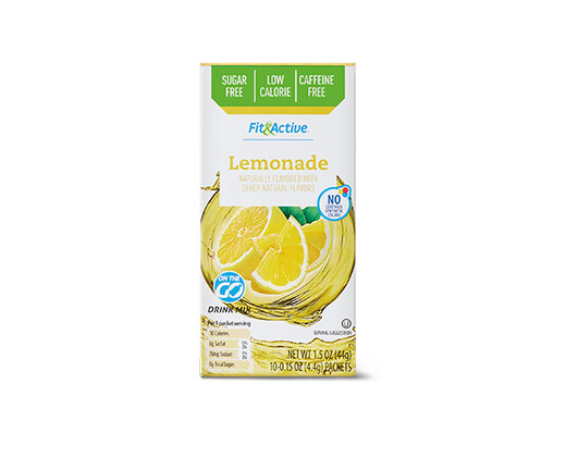 Fit &amp; Active® Lemonade Drink Mix Sticks