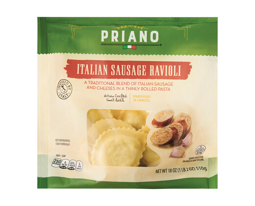 Priano Italian Sausage Ravioli