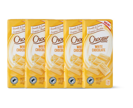 Choceur White Chocolate Mini Bars 5 Pack