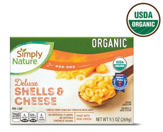 Simply Nature Organic Deluxe Shells &amp; Cheese