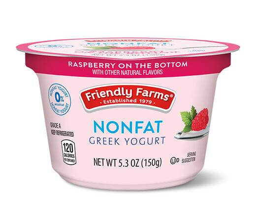Friendly Farms Raspberry Nonfat Greek Yogurt