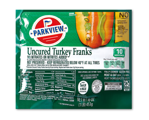 Parkview Uncured Turkey Franks