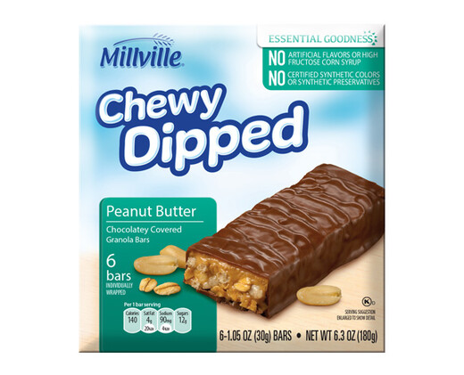 Millville Chewy Dipped Granola Bars Assorted Varieties