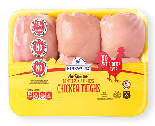 Kirkwood Fresh Boneless Skinless Chicken Thighs View 1