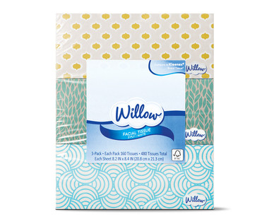 ALDI US - Willow Facial Tissue Assortment