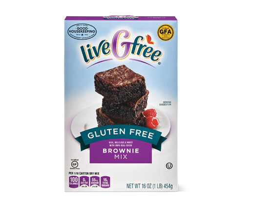 liveGfree Gluten Free Brownie Mix