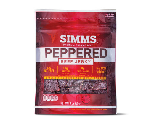 Simms Beef Jerky Peppered