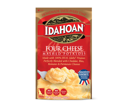 Idahoan Four Cheese Flavored Mashed Potatoes