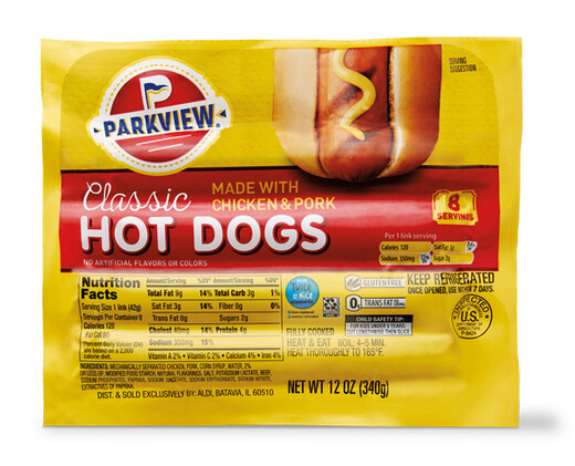 Parkview 12 oz. Hot Dogs