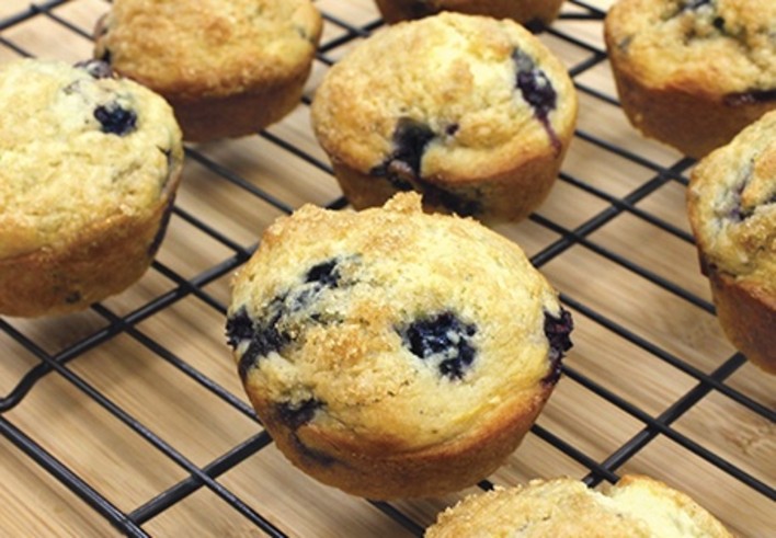 Blueberry-Olive Oil Muffins