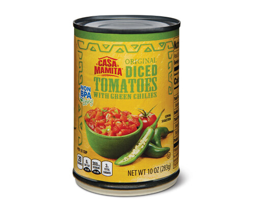 Casa Mamita Diced Tomatoes with Green Chilies