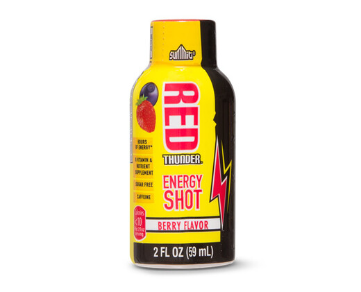 Summit Red Thunder Energy Shot Regular Strength Berry