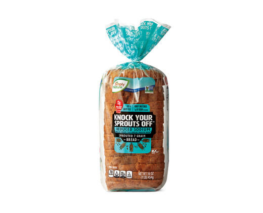 Simply Nature Sprouted 7 Grain Low Sodium Bread