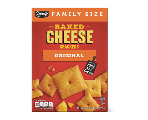 Family Size Cheese Crackers - Savoritz | ALDI US