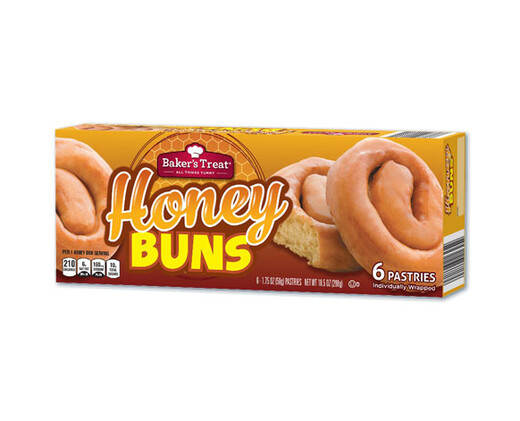 Baker's Treat Glazed Honey Buns