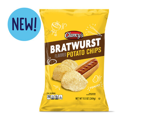 NEW! Clancy's Bratwurst Potato Chips
