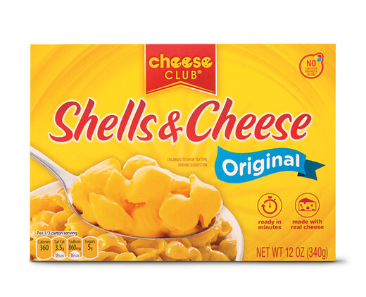 Cheese Club Shells and Cheese