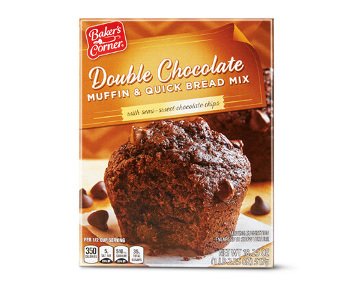 Baker's Corner Muffin Mix Blueberry or Double Chocolate