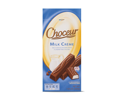 Choceur Créme Filled Mini Chocolate Bars - Milk Creme
