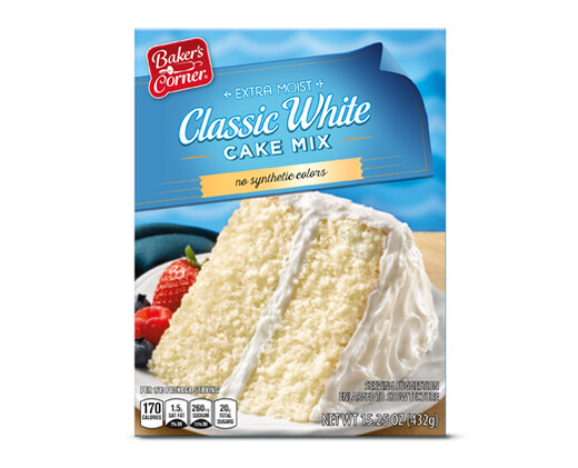 Baker's Corner Classic White Cake Mix